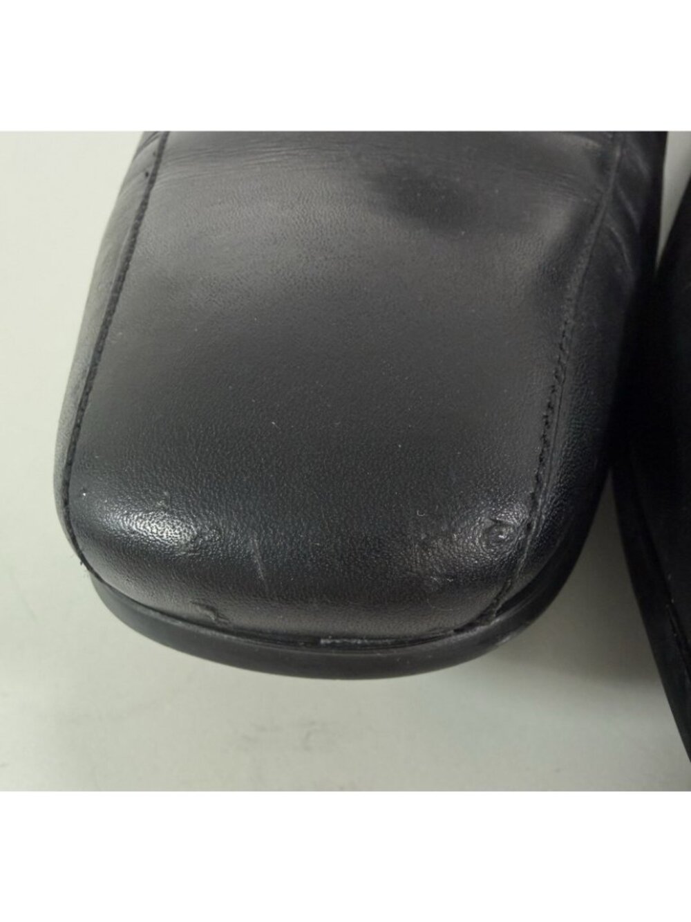 Gucci Mens Leather Slip On Monk Strap Loafers Size 8 D Buckle Black 170337 - Picture 12 of 15